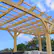 Alt View 22. Yardistry - 10' x 22' Meridian Pergola - Brown.