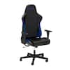 Front. Respawn Products - RESPAWN 110 - Ergonomic Gaming Chair, Reclining Office Chair, Heavy Duty, High Back, Racing Style Recliner - Blue.