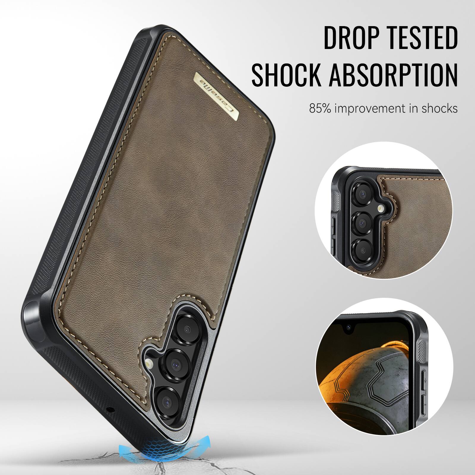 DROP TESTED SHOCK ABSORPTION  
85% improvement in shocks