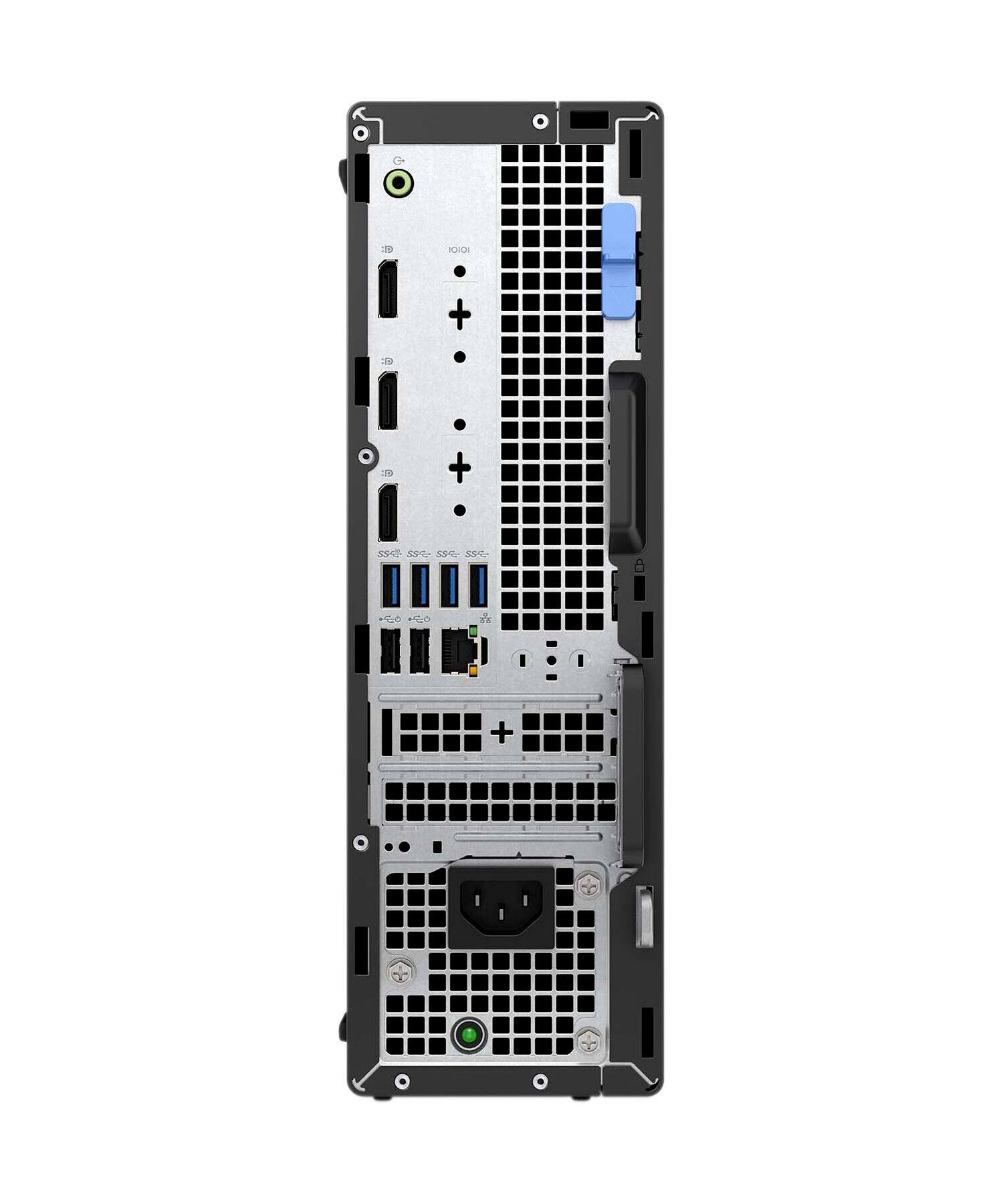 Angle. Dell - Dell OptiPlex 7000-SFF Core i7-12700 2.1 GHz, 16GB Memory, 512GB NVMe, Windows 11 Pro 64-bit - Black.