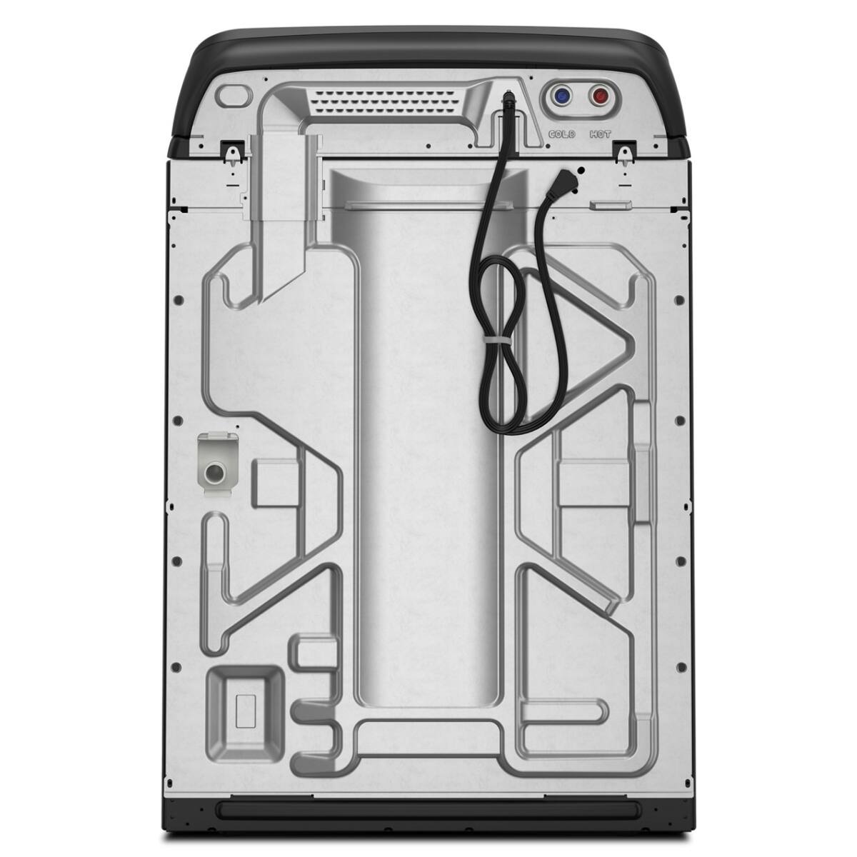 Alt View 11. Whirlpool - Whirlpool - 5.3 Cu. Ft. High Efficiency Top Load Washer with 2 in 1 Removable Agitator - Volcano Black - Volcano Black.