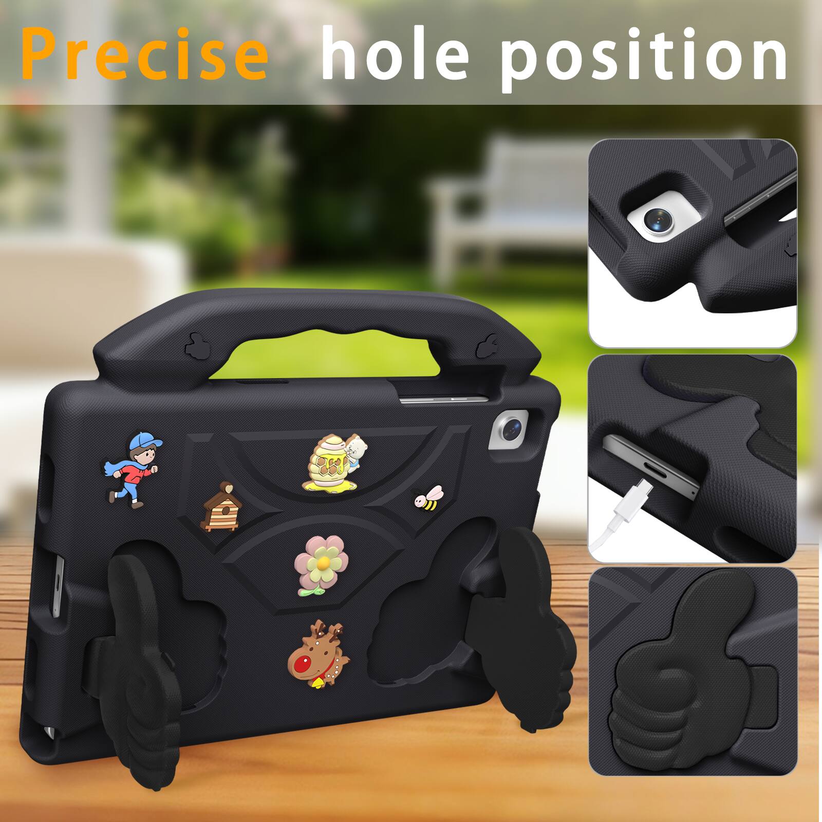 Precise hole position