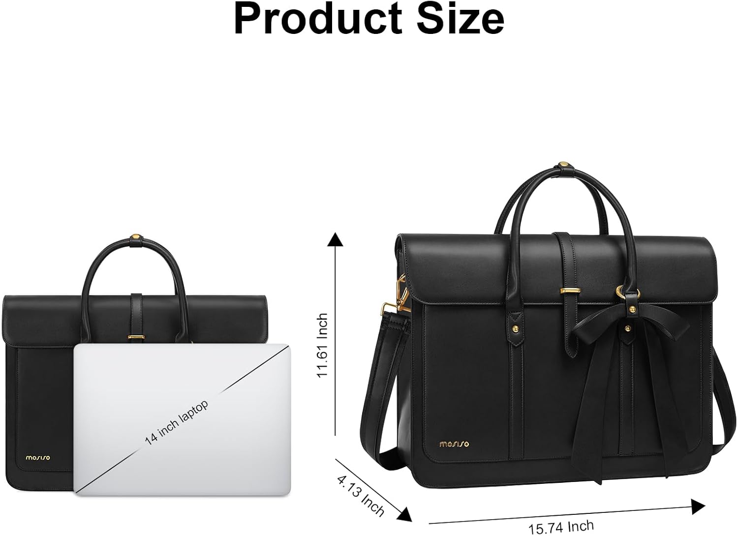 Product Size  
14 Inch  
11.61 Inch  
4.13 Inch  
15.74 Inch