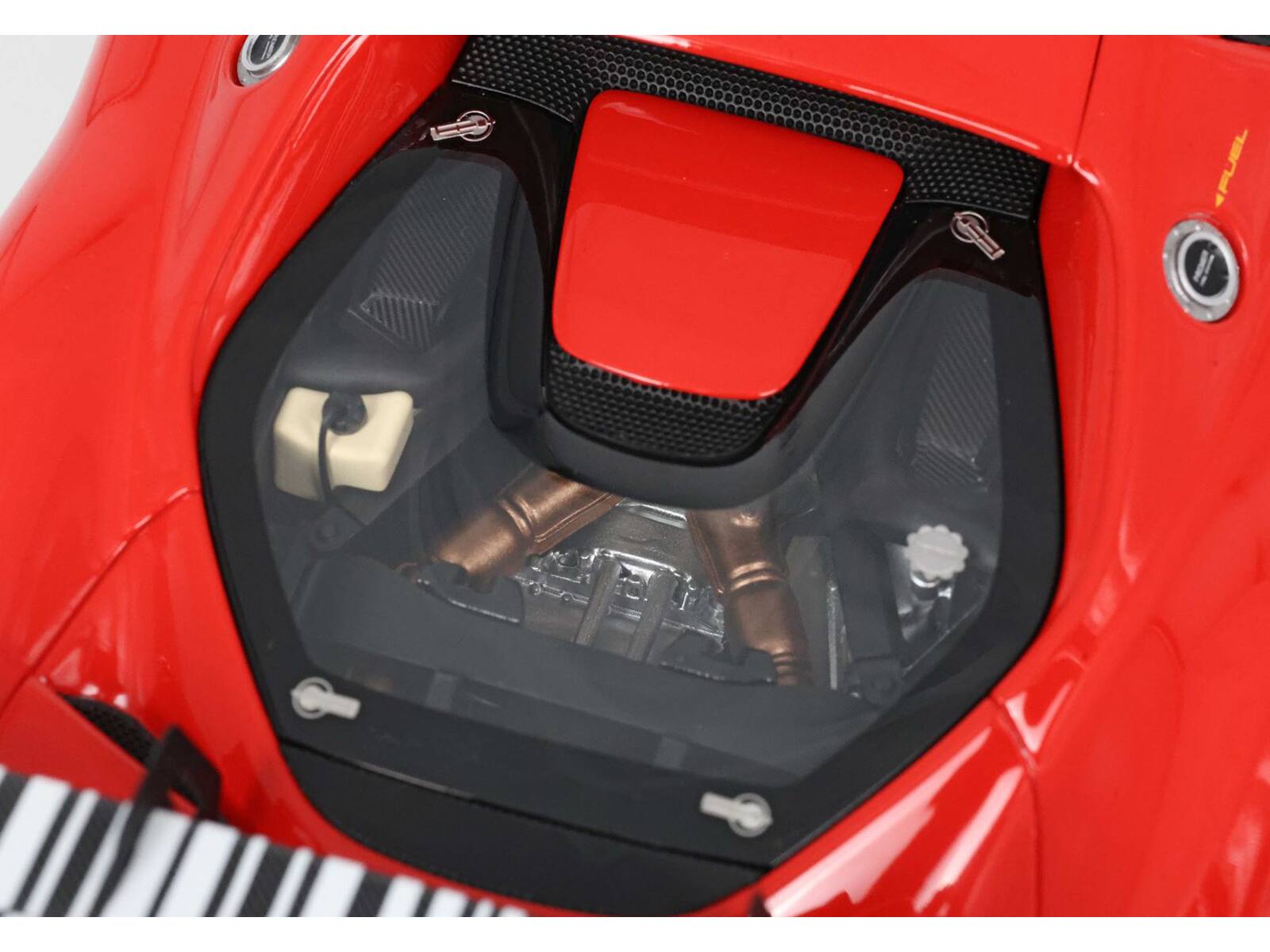 Alt View 3. BBR - 2023 Ferrari 296 Challenge #32 "Launch Version" Red with White with CASE Ltd Edition to 296 pieces 1/18 Model Car by BBR.