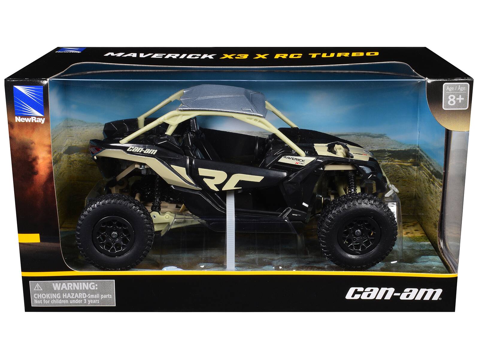 MAVERICK X3 X RC TURBO

Age: 8+

WARNING: CHOKING HAZARD - Small parts. Not for children under 3 years.

NewRay

can-am