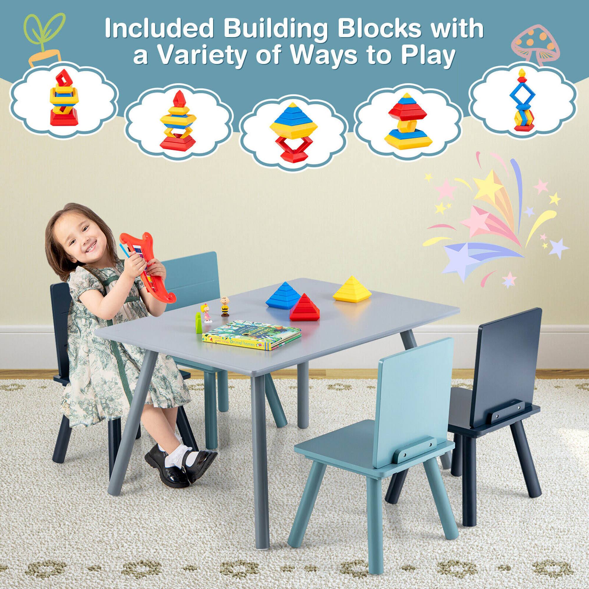 Included Building Blocks with a Variety of Ways to Play