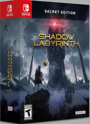 Nintendo Switch Secret Edition Labyrinth. Shadow Labyrinth. Teen T rating. Bandai Namco. ESRB. - T (Teen 13+)