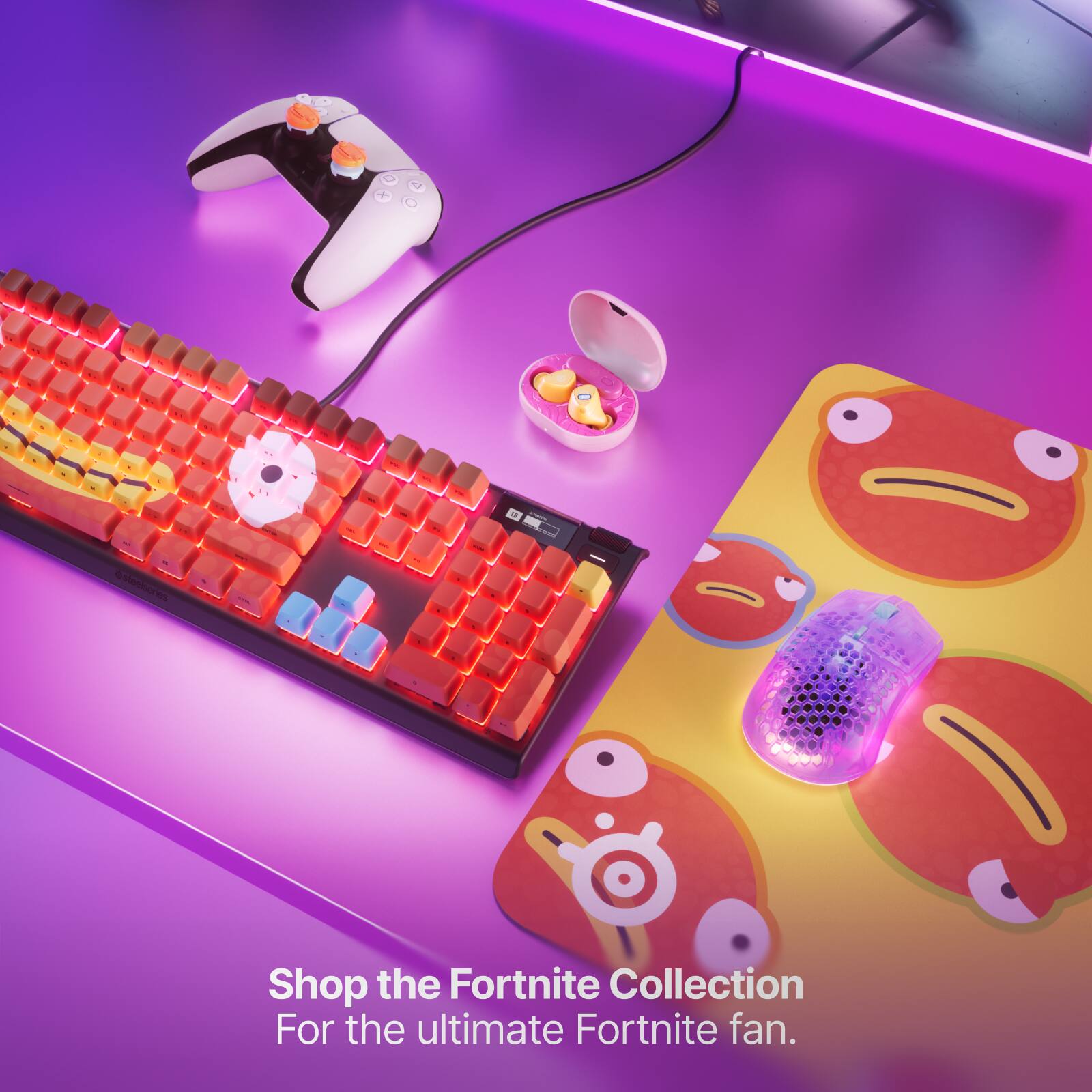 @steelseries

Shop the Fortnite Collection  
For the ultimate Fortnite fan.