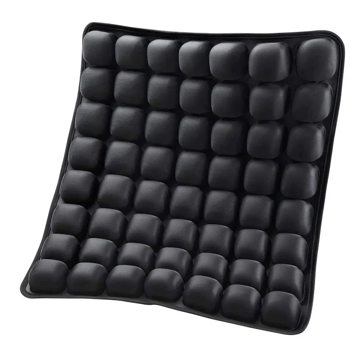 Platinum-Level - Premium Inflatable Air Cell Seat Cushion for Wheelchair Office Car Travel Pressure Relief - Black