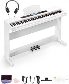 Multi Output Keyboard Winado 88 Key Piano Keyboard Digital Piano Keyboard, Upright Piano MIDI ...