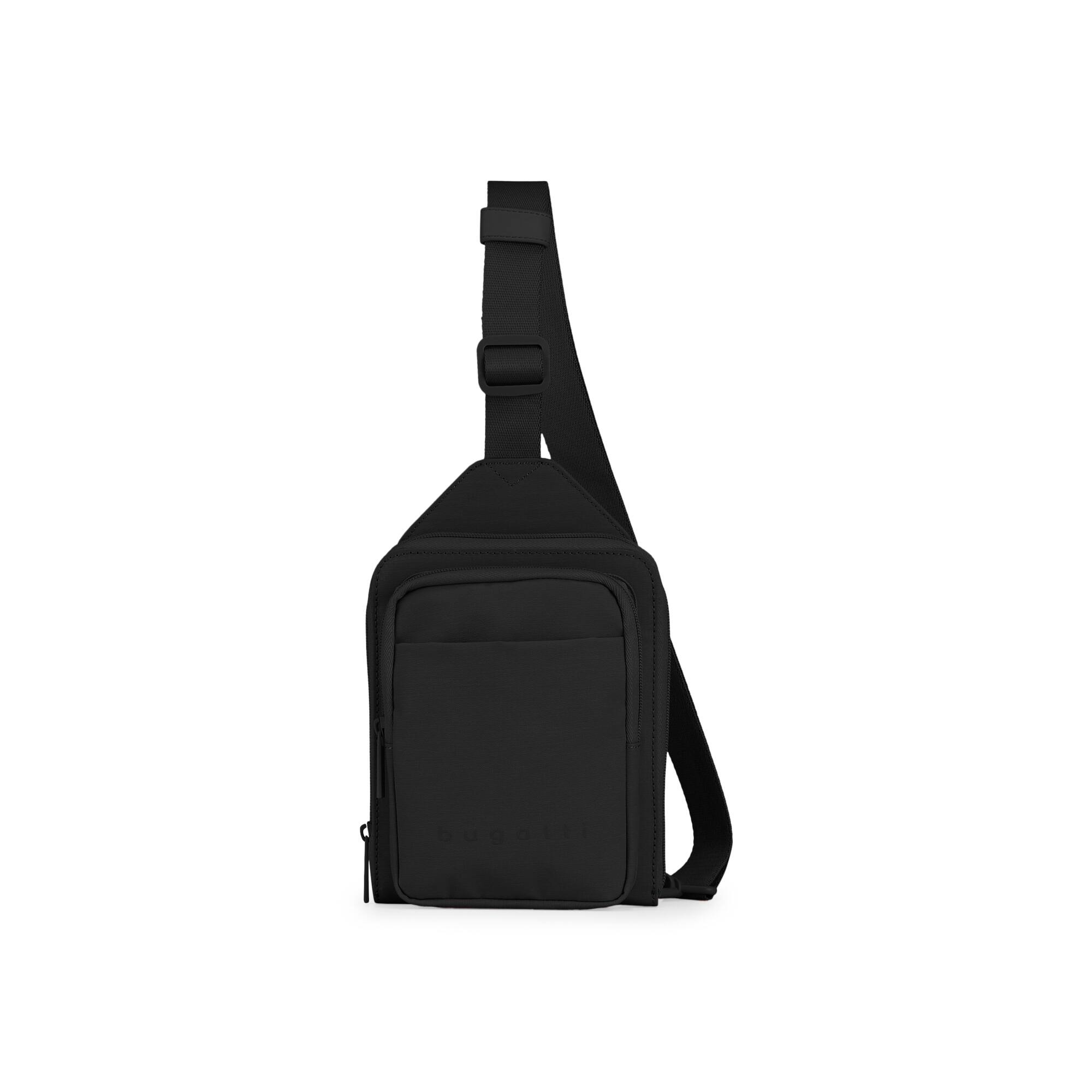 Front. Bugatti - Downtown Sling Bag - BLACK.