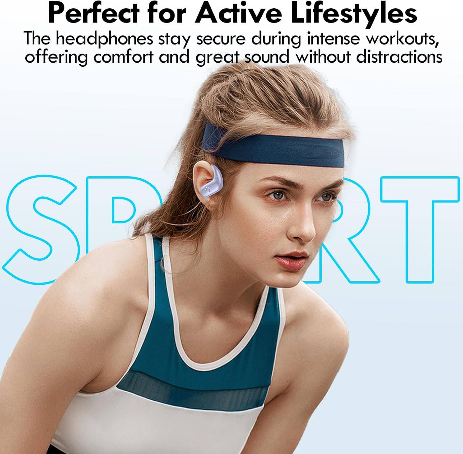 Perfect for Active Lifestyles

The headphones stay secure during intense workouts, offering comfort and great sound without distractions