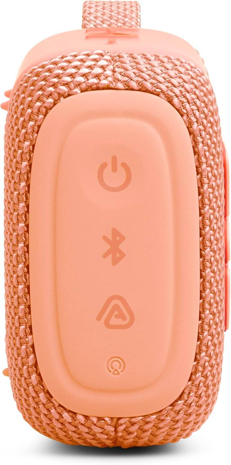 Alt View 2. JBL - Go 5 Portable Bluetooth Speaker Orange - Orange.