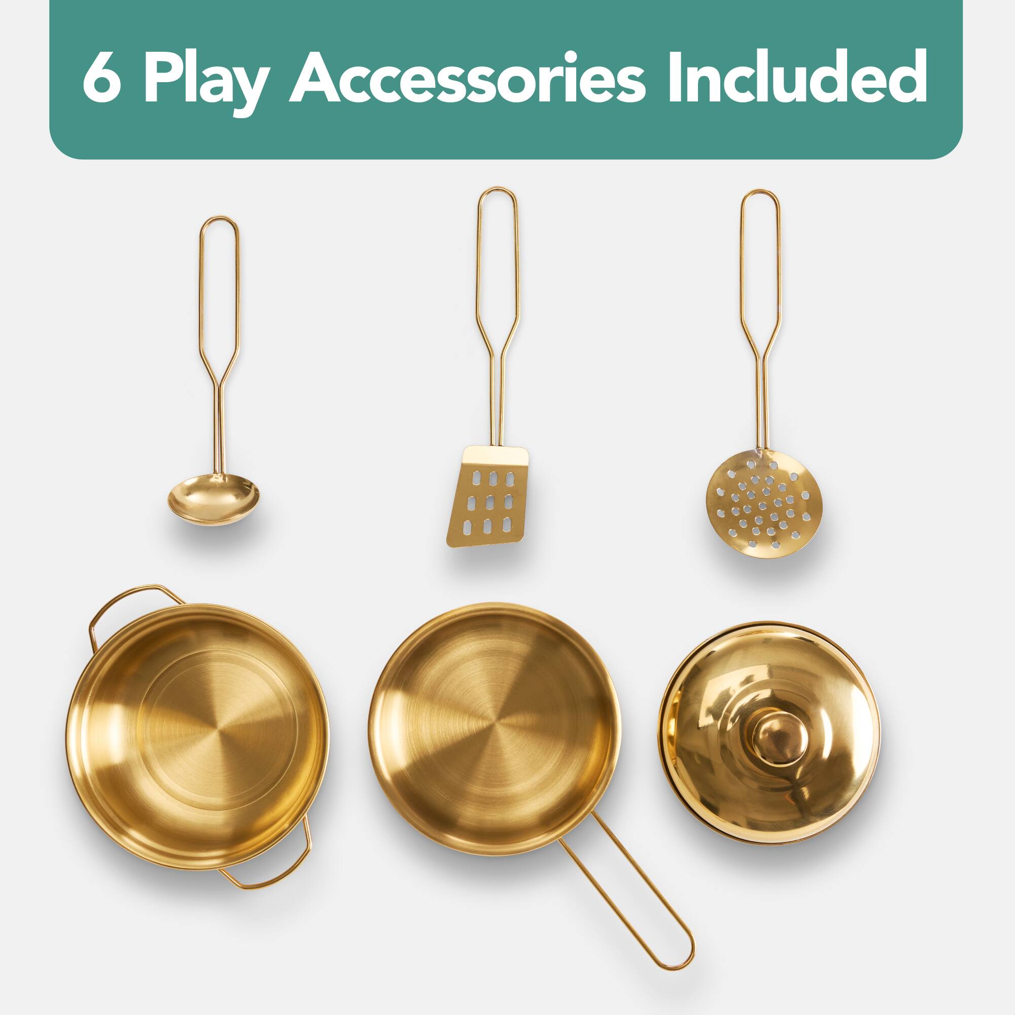 6 Play Accessories Included