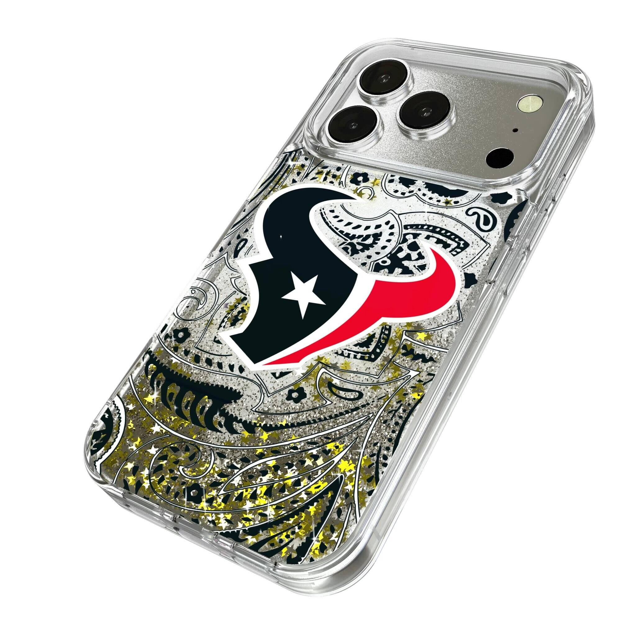 Alt View 1. Keyscaper - iPhone Paisley Design Glitter Case - 14 - Multicolor.