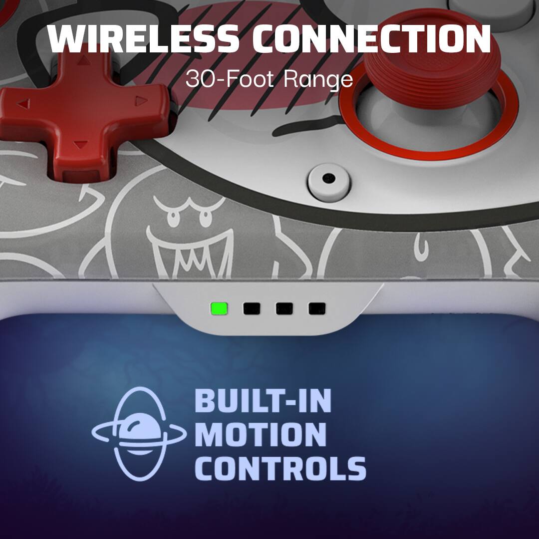 Wireless Connection 30-Foot Range - Built-In Motion Controls