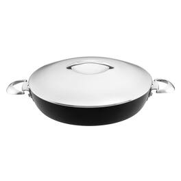 Scanpan - Professional 12.5 Inch Chef's Pan With Lid, 4.25 Quart - Black