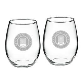 Jardine - Gettysburg Bullets 21oz. 2-Piece Stemless Wine Glass Set - Multicolor
