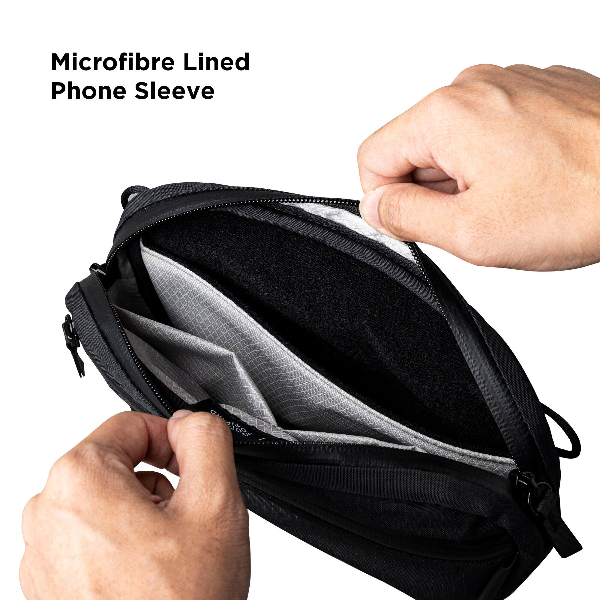 Microfibre Lined Phone Sleeve