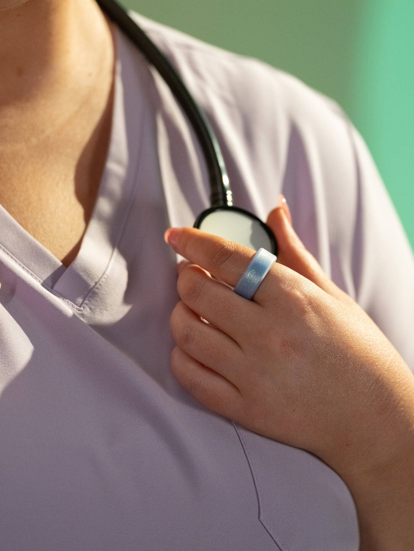 Alt View 1. QALO - Unisex QRNT SLIM 3pk Jelly Covers Size 10 - Jelly.