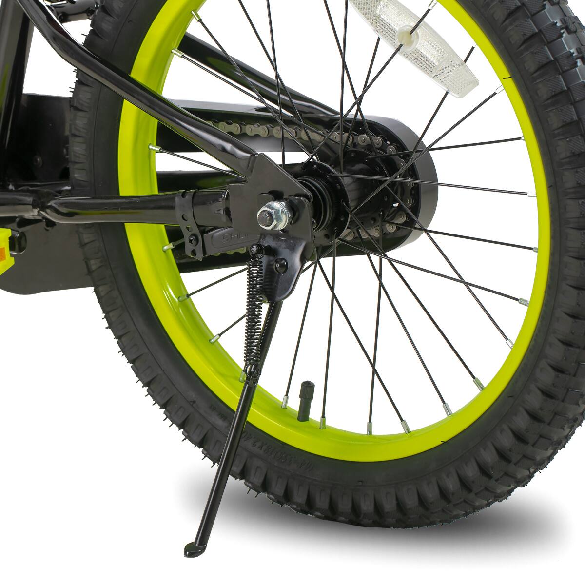 Alt View 6. JOYSTAR - JOYSTAR NEO 20 Inch Kids Bike for Boys & Girls Ages 7-13, Kids Mountain Bicycle with Training Wheels & Handbrake, Black - Purple.