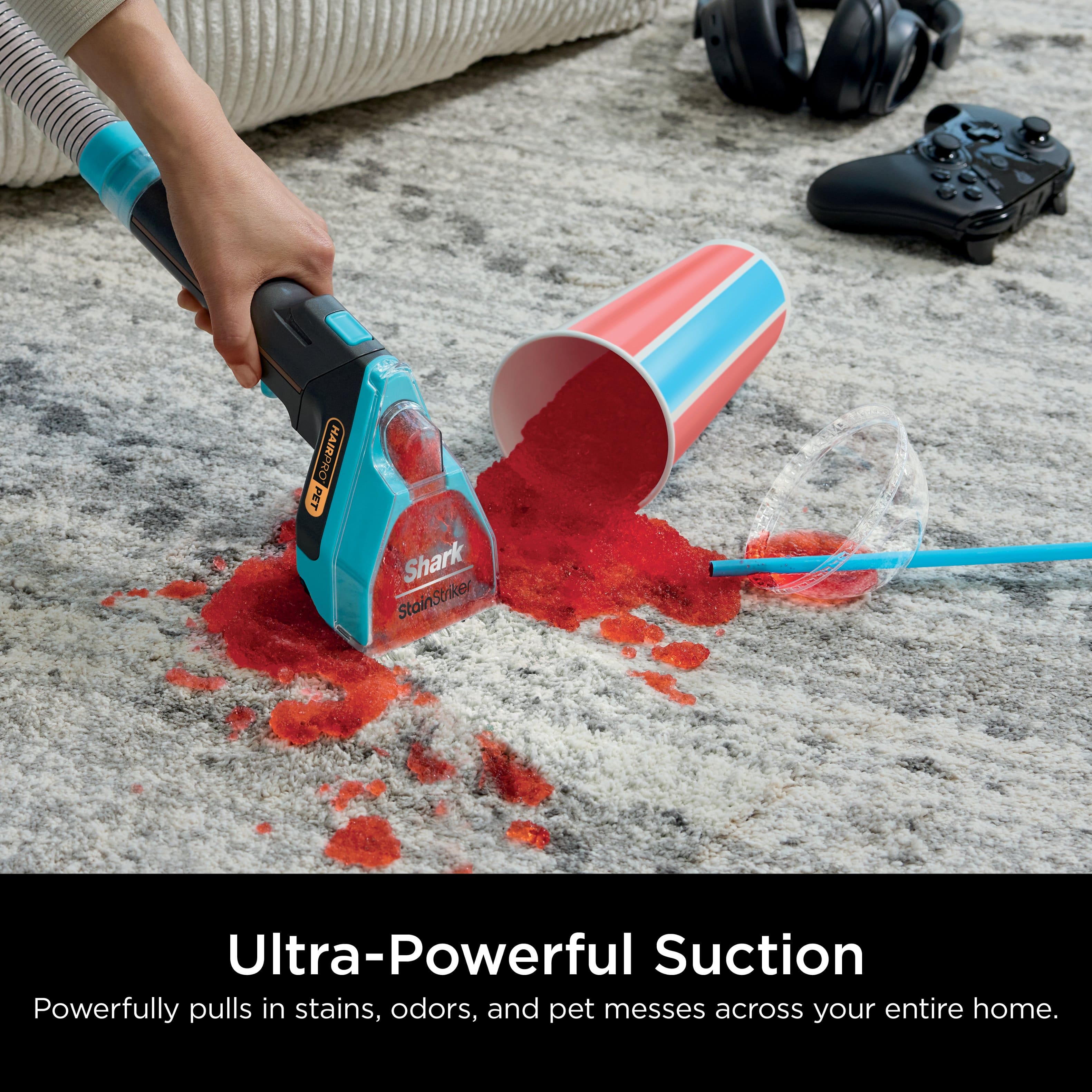 Ultra-Powerful Suction: Powerfully pulls in stains, odors, and pet messes across your entire home.