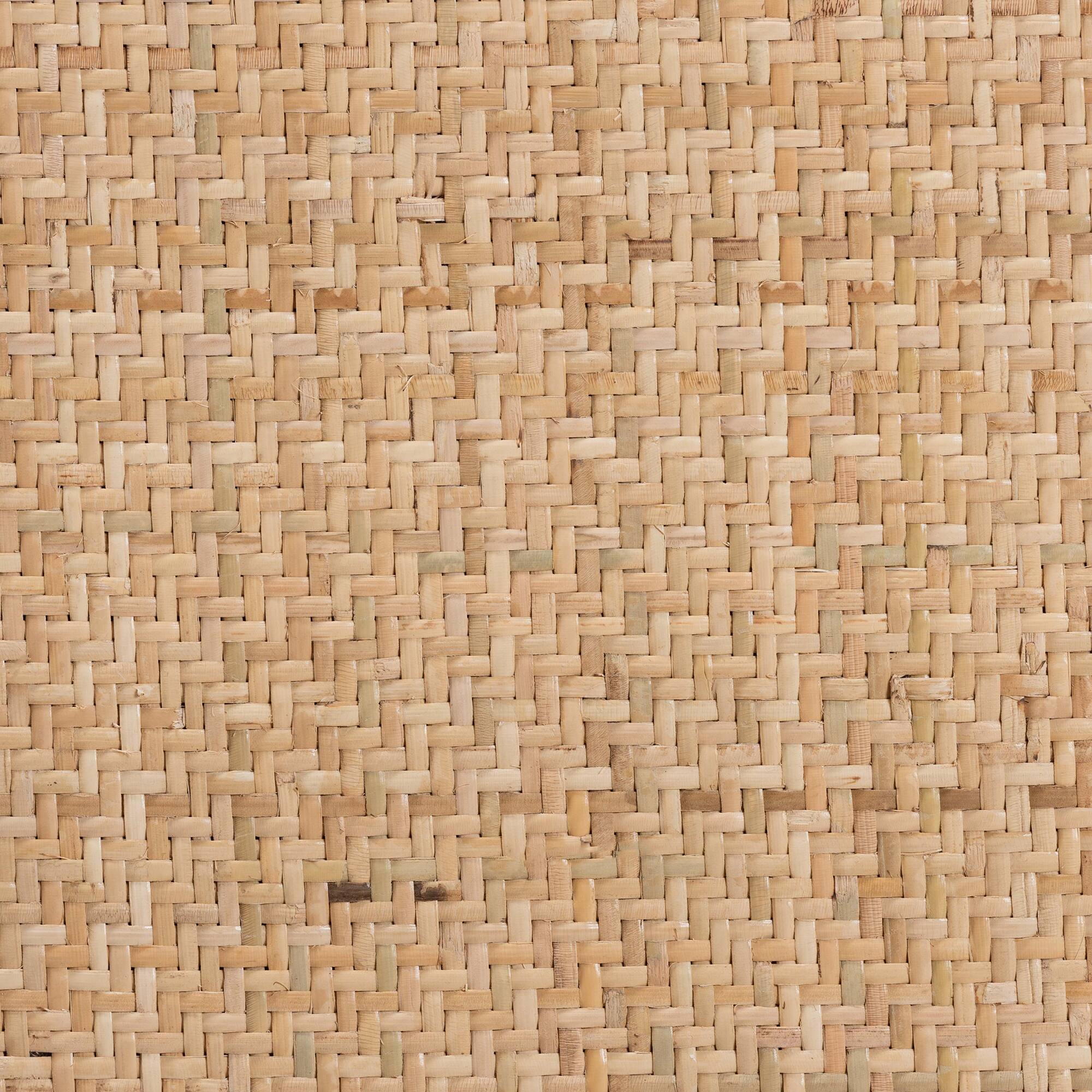 Alt View 2. Baxton Studio - Garold Mid-Century Modern Woven Rattan and Wood 2-Piece Cane Dining Chair Set - Beige/Black.