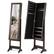 Alt View 17. Costway - Jewelry Mirrored Cabinet Armoire Organizer Storage Box with Stand Christmas Gift Coffee - Coffee.