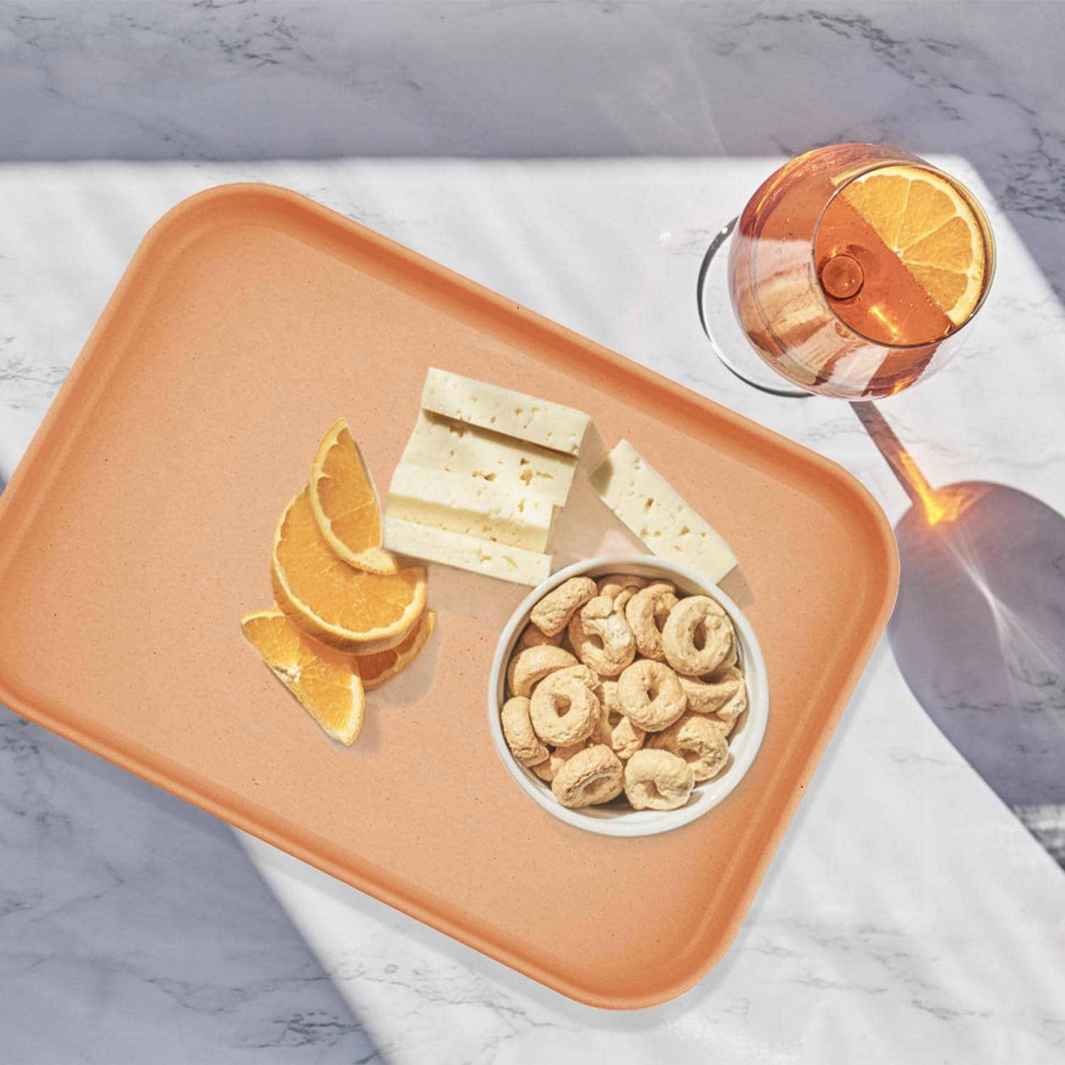 Alt View 5. Paradigms Interiors - Plastic Art Trays Stackable Activity Tray Crafts Organizer Serving For Diy Projects Painting Beads Organizi... - 12.2 x 8.9 Inches.