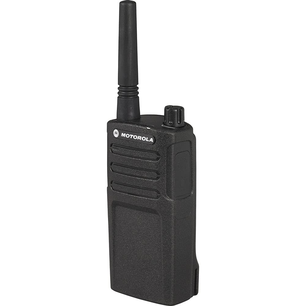 Left. Motorola Solutions - 4 x Motorola RMM2050 On-Site 2-Way Radio (RMM2050) - 4 Pack With Mic Bundle - Black.
