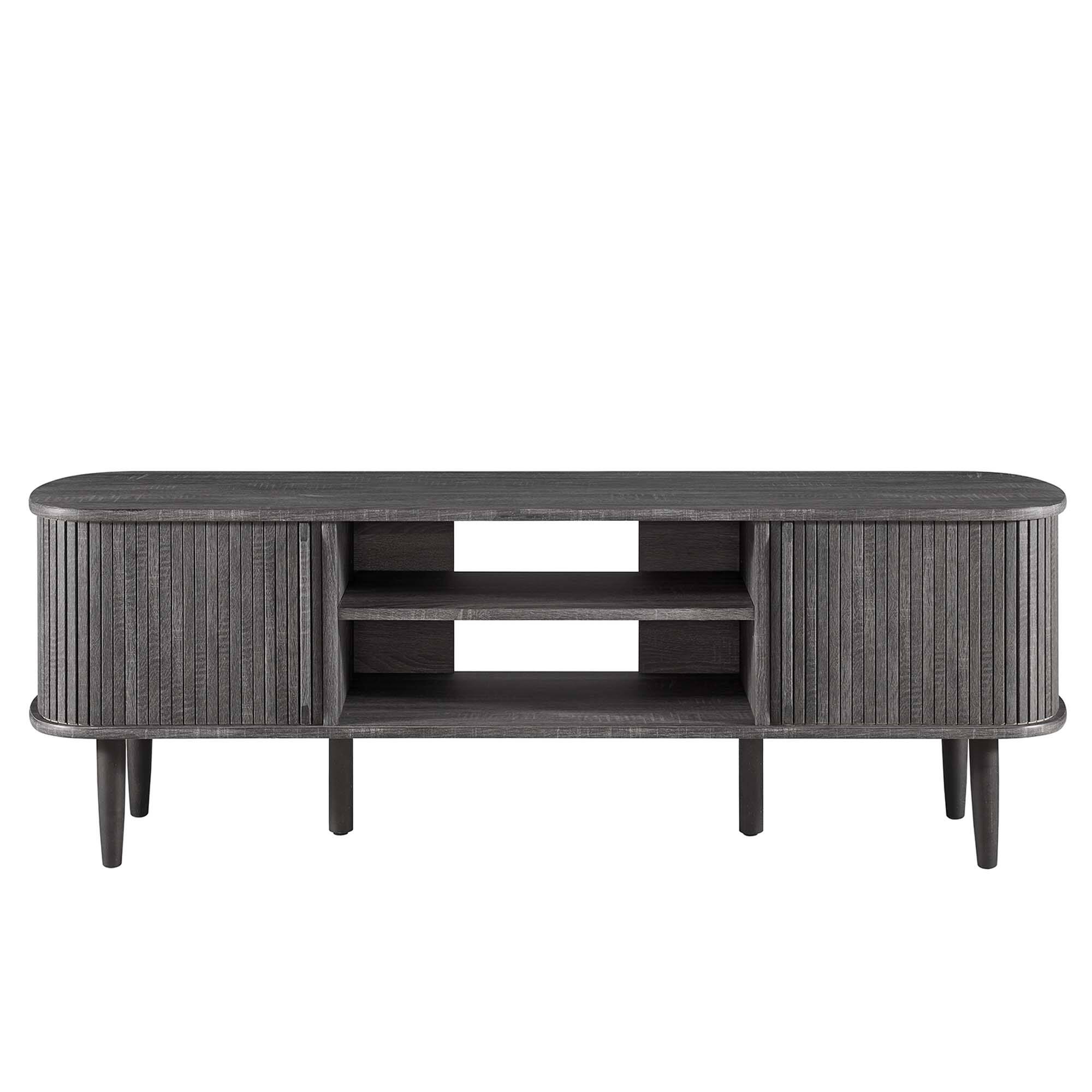 Alt View 1. Modway - Contour 55" TV Stand by Modway - Charcoal.