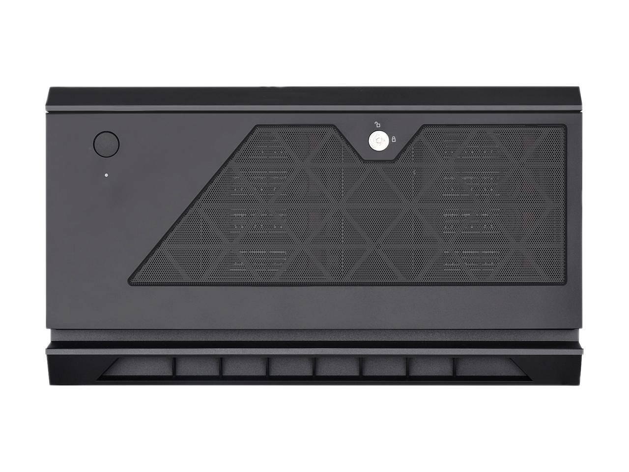 Alt View 1. SilverStone - SilverStone CS381 Black Micro ATX/Mini-ITX Case, SFX/SFX-L PSU Support - Black.