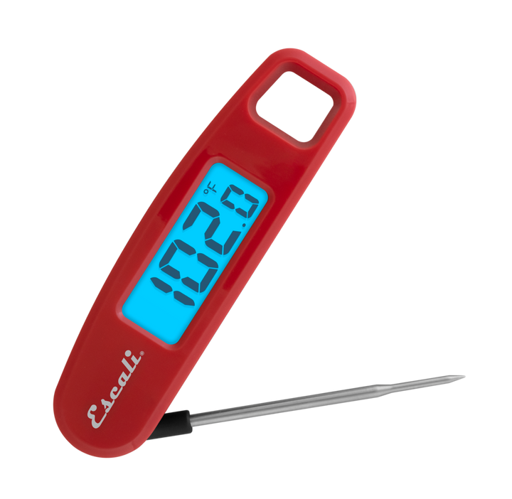 Escali - Compact Folding Digital Thermometer - Red