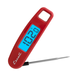 Escali - Compact Folding Digital Thermometer - Red
