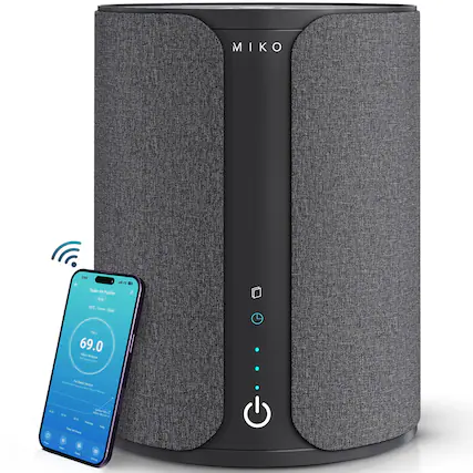 MIKO
Air Purifier
26°C / 69°F / Good
69.0
PM2.5
Air Quality Index