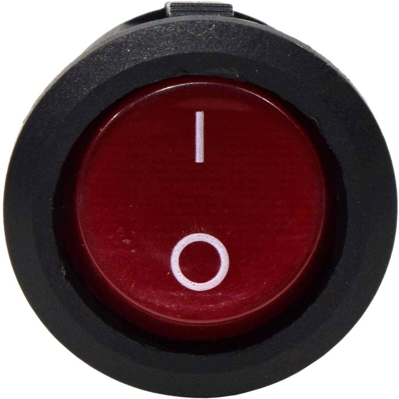 Back. HQRP - On-Off Lighted Rocker Power Switch for Hoover WindTunnel UH70830 UH70831 Upright Vacuum - red.