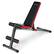 Alt View 20. Costway - Multi-function Weight Bench with Adjustable Backrest Home Gym Exercise Equipment - Black/Red.