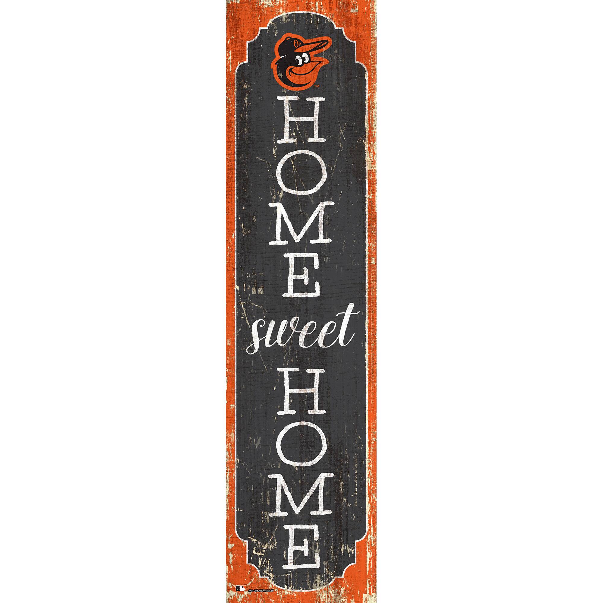 Baltimore Orioles 24" Home Sweet Home Leaner Sign