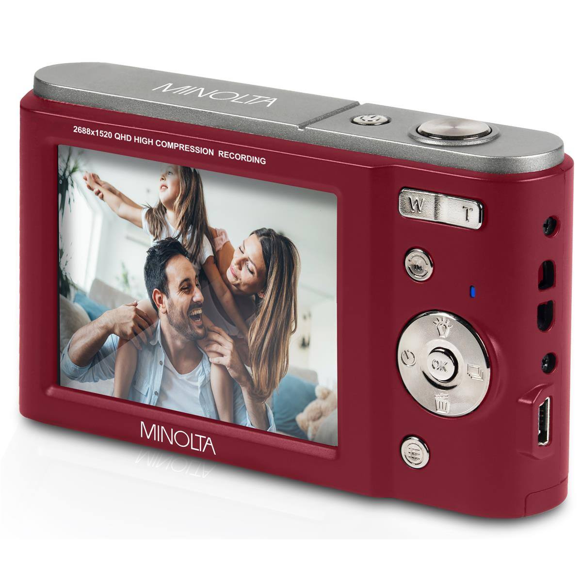 MINOLTA  
2688x1520 QHD HIGH COMPRESSION RECORDING  
W  
T  
OK  
MINOLTA