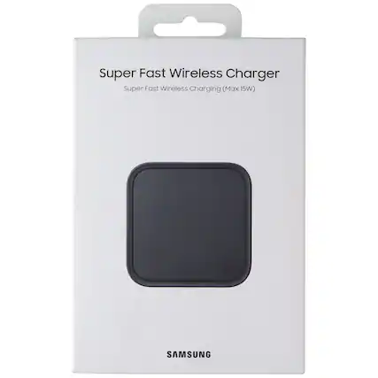 Super Fast Wireless Charger
Super Fast Wireless Charging (Max 15W)
SAMSUNG