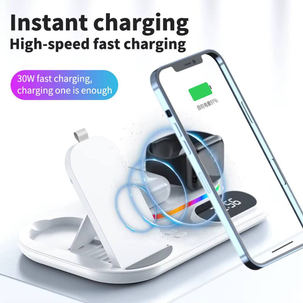 Instant charging  
High-speed fast charging  

30W fast charging, charging one is enough  

97%  

30 56