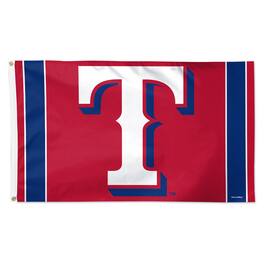WinCraft - Texas Rangers 3' x 5' Vertical Stripe Deluxe Single-Sided Flag - Multicolor