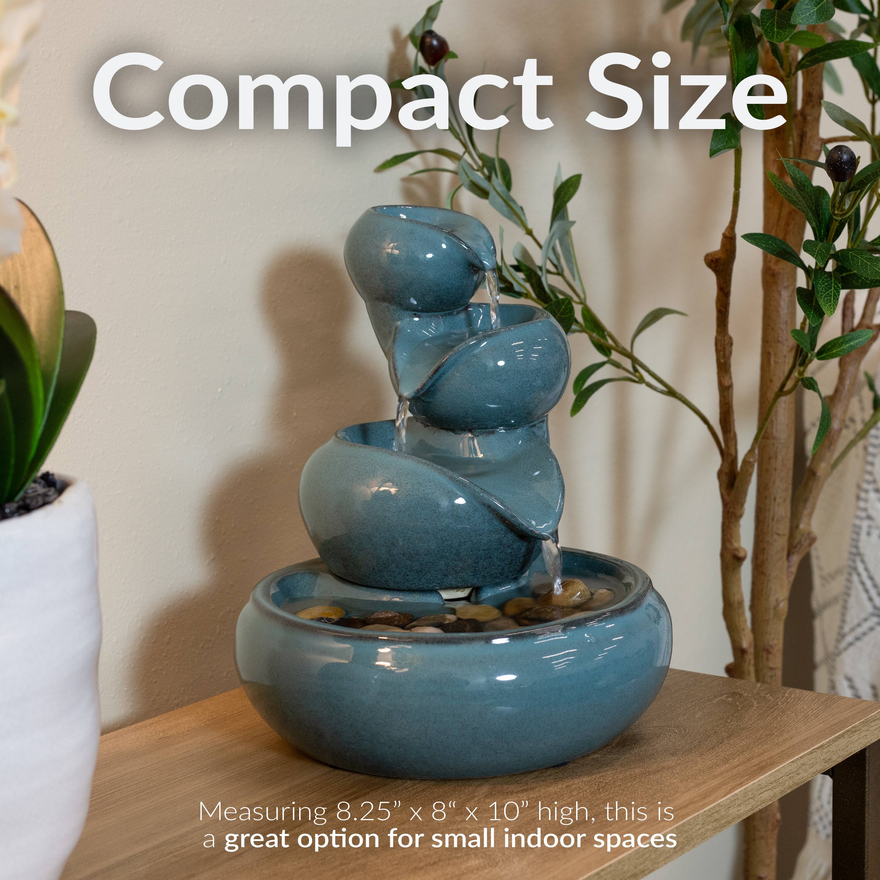 Compact Size

Measuring 8.25" x 8" x 10" high, this is a great option for small indoor spaces