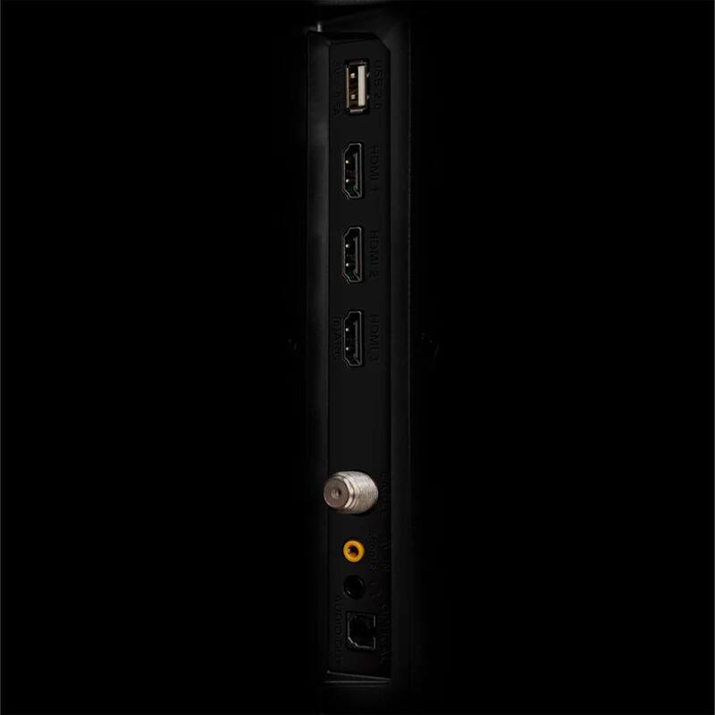 The text on the image appears to be a description of the ports on a device. Here is the corrected and grouped version:

- 2 DISA: USB 2.0
- HDMI 1
- HDMI 2
- ARG: IMAH
- 3 MCE: O ente J
- AUDIO: Teande Qu

This seems to be a list of ports and their labels, possibly from a computer or a similar device.