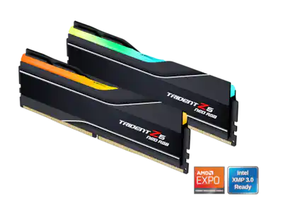 G.SKILL Trident Z5 Neo 64GB DDR5 6000MHz RAM (2x32GB) F5 G.SKILL Trident Z5 Neo 64GB DDR5 6000MHz RAM (2x32GB) F5