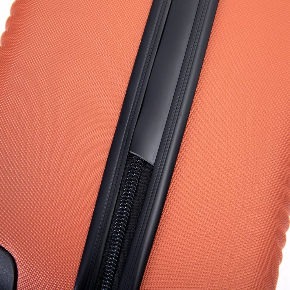 Alt View 9. Ropilly - Ropilly 4-Piece Luggage Set Dark Orange Hard Case Luggage with 14 Inch Makeup Box - Dark Orange.