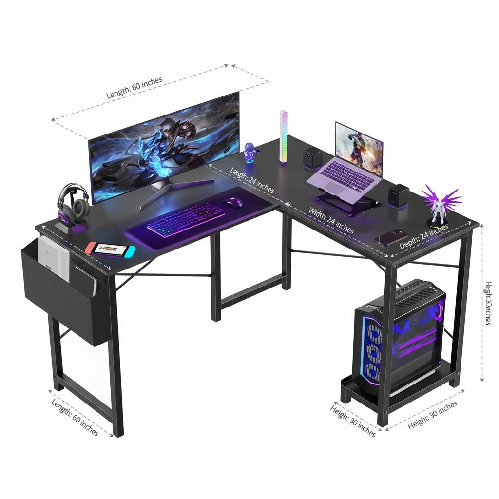 - Length: 60 inches
- Width: 24 inches
- Depth: 24 inches
- Height: 30 inches