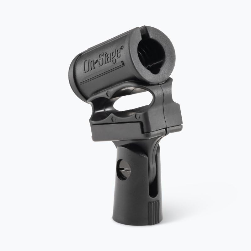 Alt View 6. On Stage Stands - On-Stage MY320 Shock-Mount Condenser Microphone Clip - Black.