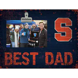 Fan Creations - Syracuse Orange 8'' x 10.5'' Best Dad Clip Frame - Multicolor
