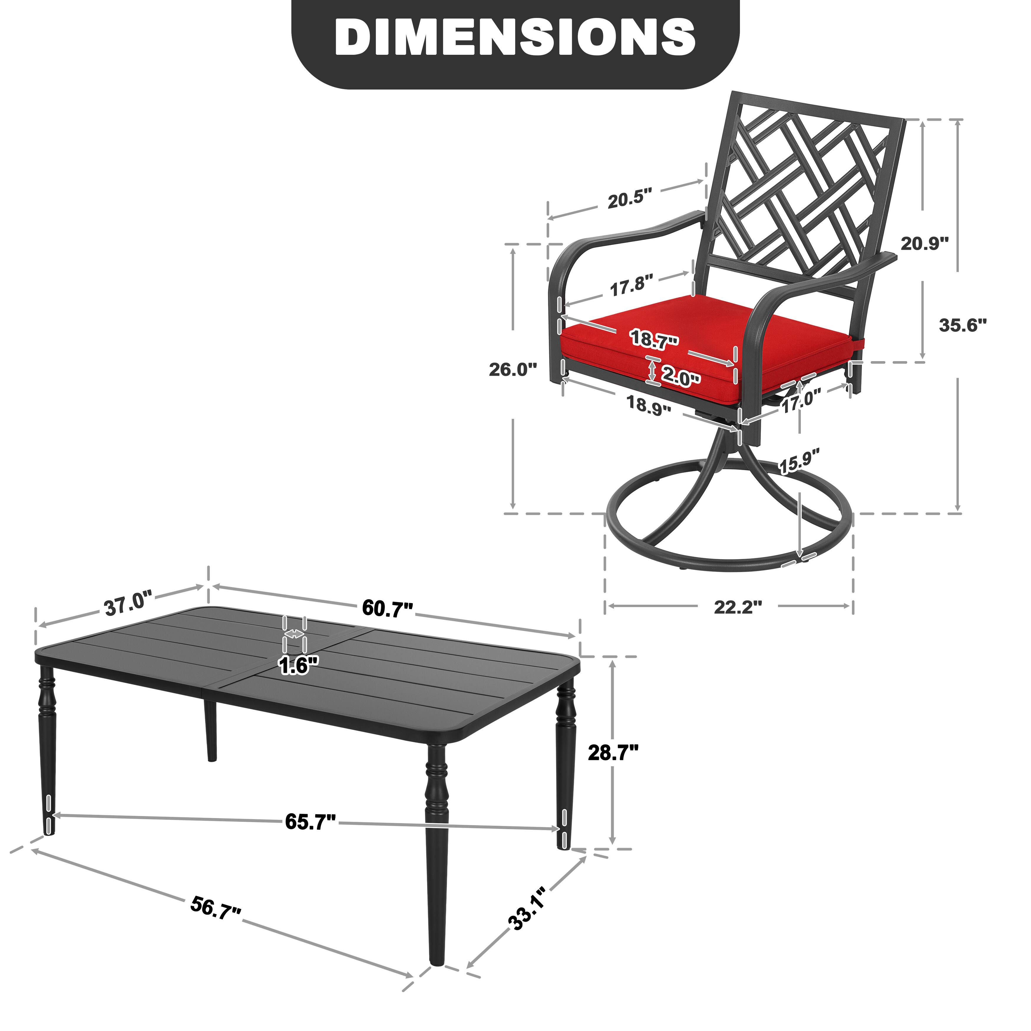 DIMENSIONS  
20.5" 20.9" 26.0" 17.8" 18.7" 2.0" 18.9" 17.0" 15.9" 35.6" 37.0" 60.7" 22.2" 1.6" 28.7" 56.7" 65.7" 33.1"